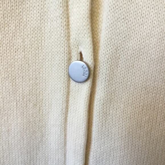 Escada Beige Wool Long Button Cardigan - Picture 4 of 15